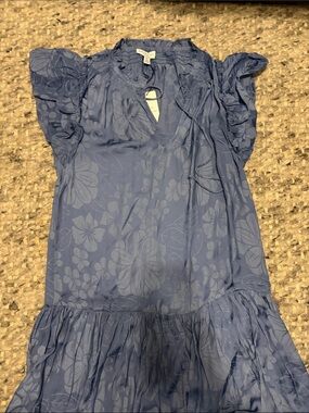 Current airBlue Floral Ruffle Dress maxi